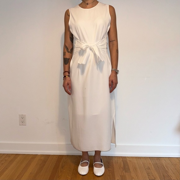 En Thread Front Tie Maxi Dress - Picture 1 of 9